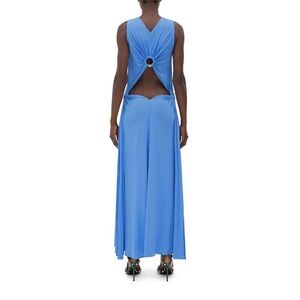 Bottega Veneta Backless Blue Dress